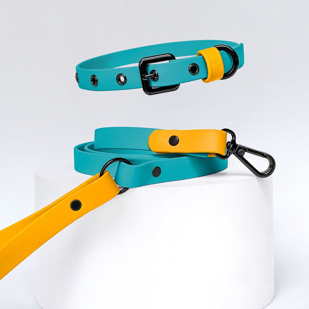 HOT MAMA waterproof collar and leash set 