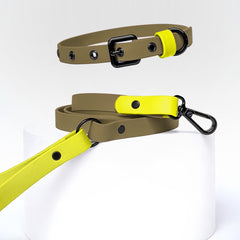 HOT MAMA waterproof collar and leash set 