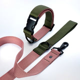 Set Collar y correa Olive crush - Il Can Atelier